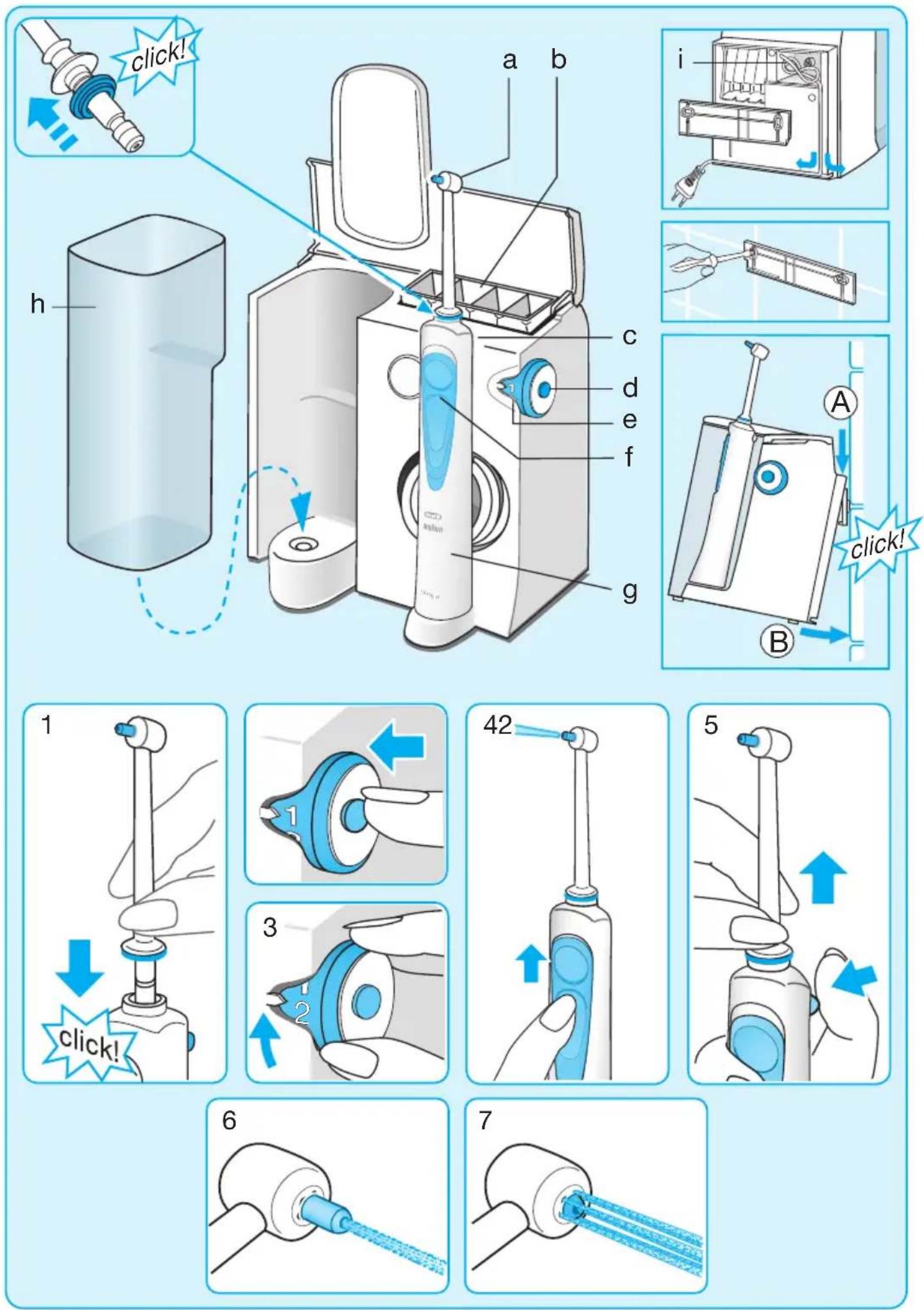 BRAUN Professional Care WaterJet - Type 3727 - 1