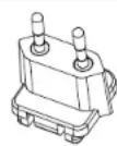 Andis RBC - ADATTATORE UNIVERSALE CA/CC - 2
