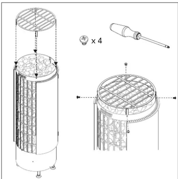HARVIA Cilindro PC90E HPCS9U1H - Using the Heater - 1