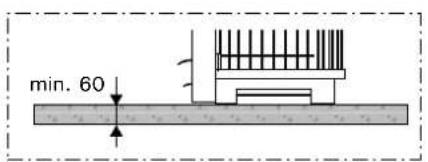 HARVIA Legend 300 Duo - 3.1.2.Bodenschutz Siehe Abbildung 8. - 2