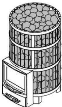HARVIA Legend 300 Duo - Saunaofensteine - 3