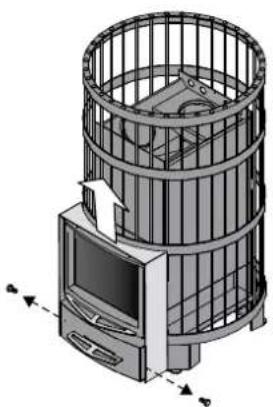 HARVIA Legend 240 SL - Montage des Ofens in einer Wandöffnung aus Beton oder Ziegelstein - 5