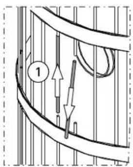 HARVIA Legend 150 - Anschluss des Ofens an einen gemauerten Rauchfang über die hintere Anschlussöffnung (Abbildung 11) - 2
