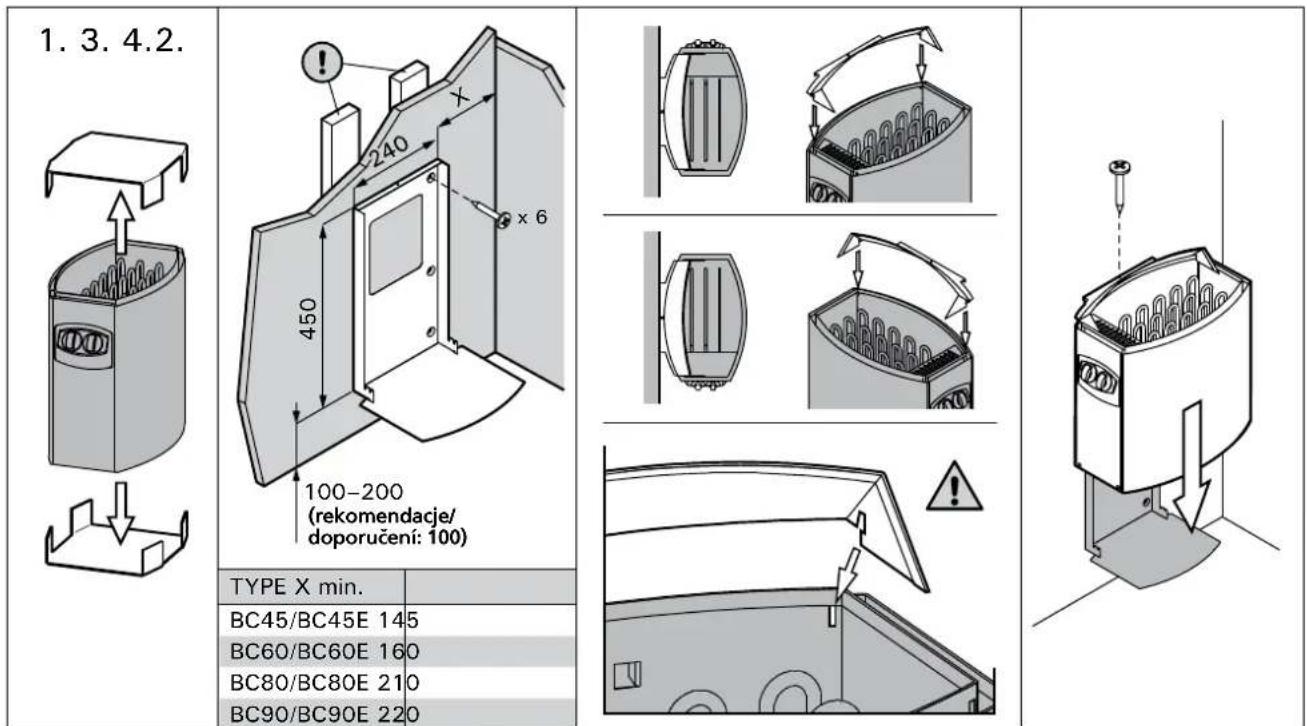 HARVIA Vega BC60 HCB600400S - Pred montází - 1