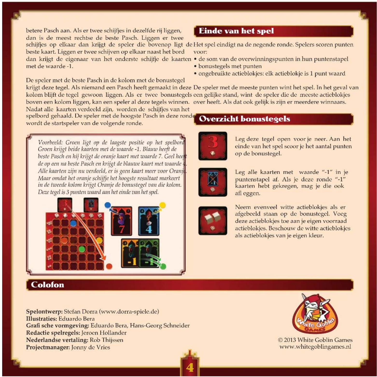 White Goblin Games Pasha - Punten verdelen - 1