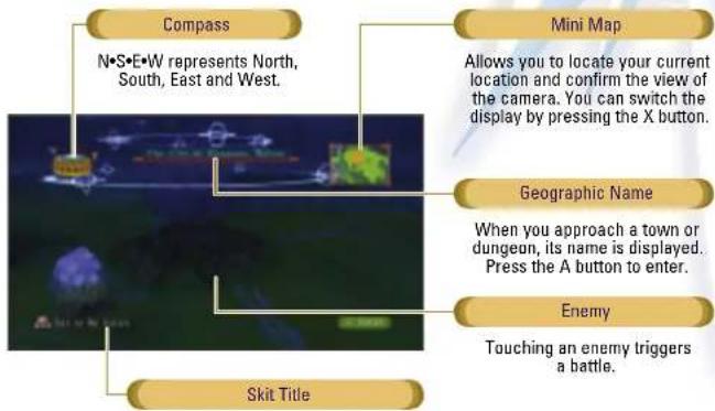 MICROSOFT Tales of Vesperia (Xbox 360) - FIELD MAP SCREEN - 1