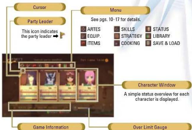 MICROSOFT Tales of Vesperia (Xbox 360) - MAIN MENU - 1