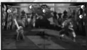 MICROSOFT Soul Calibur IV (Xbox 360) - GUIDE DE L'ECRAN DE BASE - 1