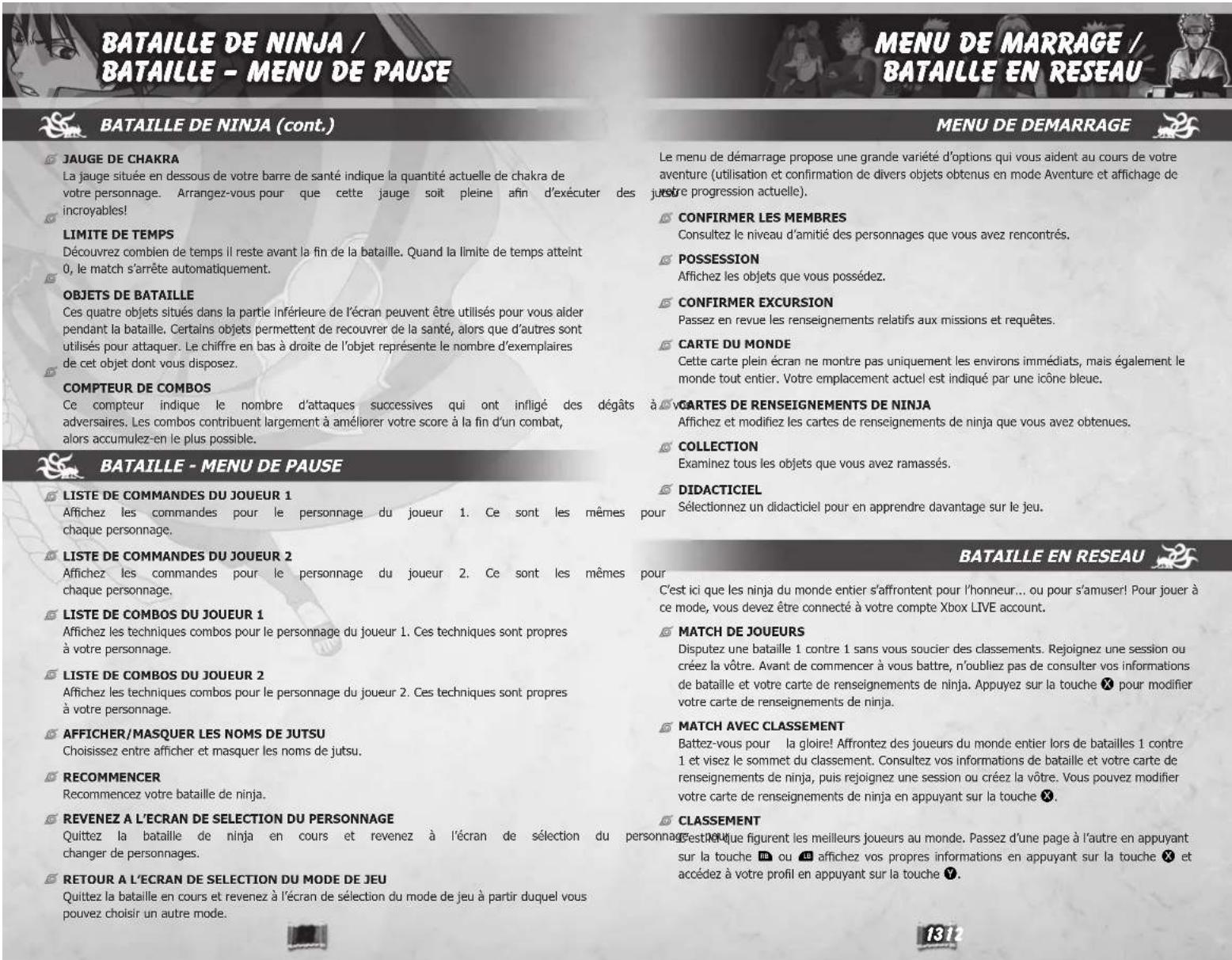 MICROSOFT Naruto Ultimate Ninja Storm 2 (Xbox 360) - PERSONNAGES DE SOUTIEN - 2