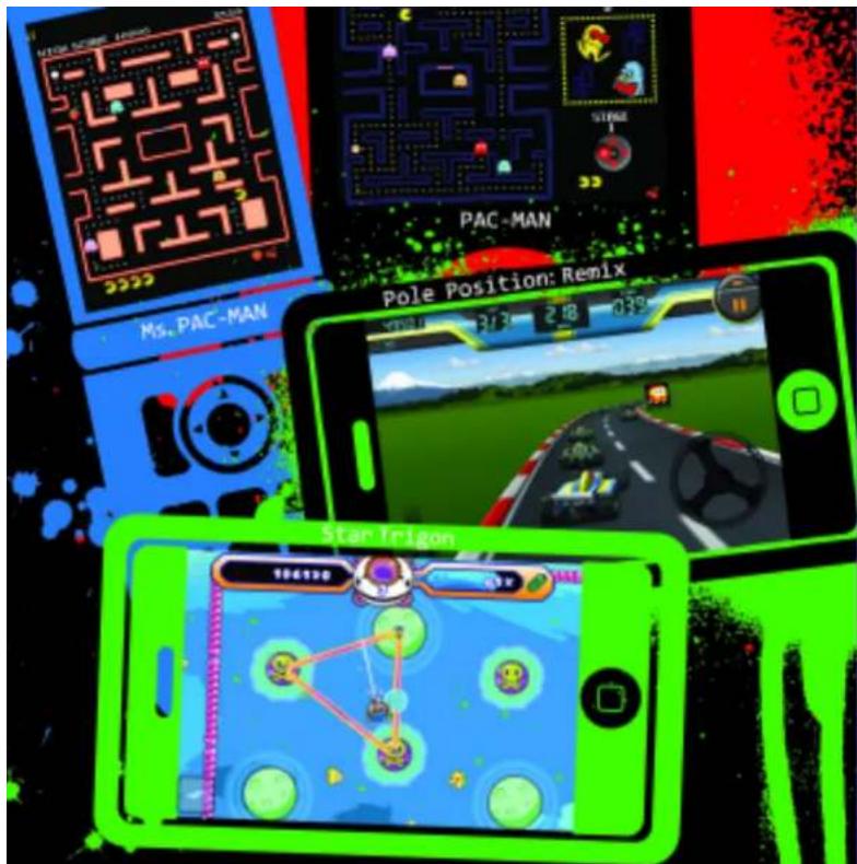 MITS: SCORNE LARBO PAC-MAN Ms. PAC-MAN Pole Position: Remix 104120 Star Trigon