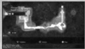 Scanned document image with visible text and a central diagram, likely a map or layout view.