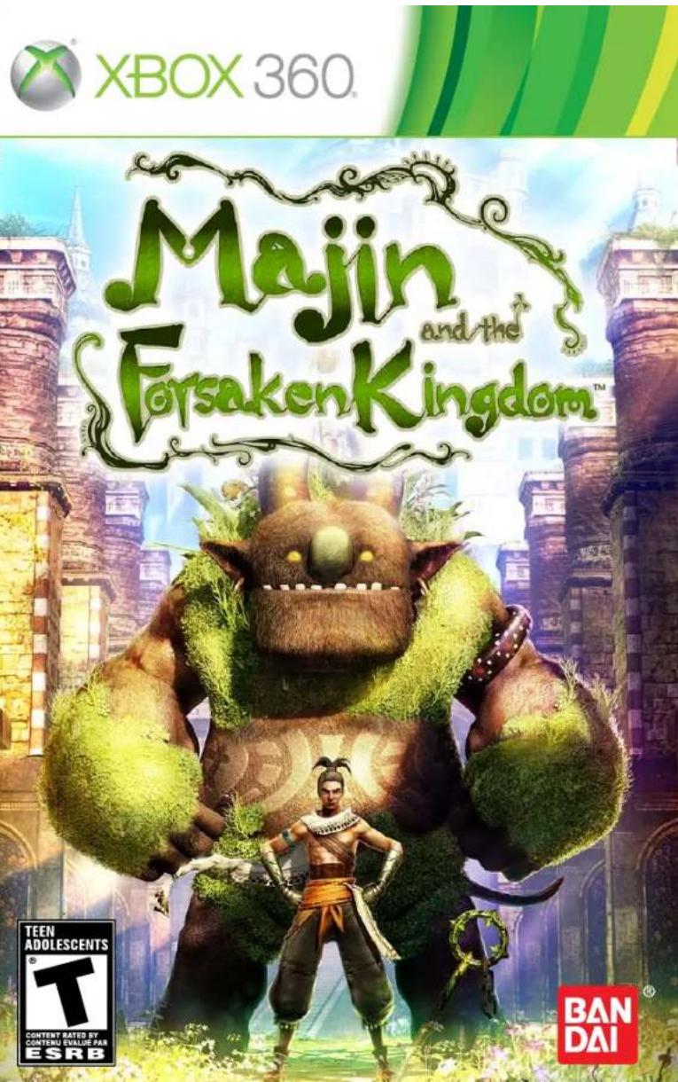 XBOX 360 Majin and the ForsakenKingdom™ TEEN ADOLESCENTS T CONTENT RATED BY CONTERU EVALUE PAR ESRB BAN DAI