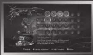 MICROSOFT Knights Contract (Xbox 360) - MENUS de COMBAT et informationnels - 1