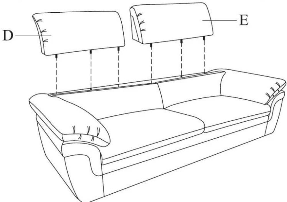 JYSK Brande (3 seat) - Warning to avoid scratches: - 20
