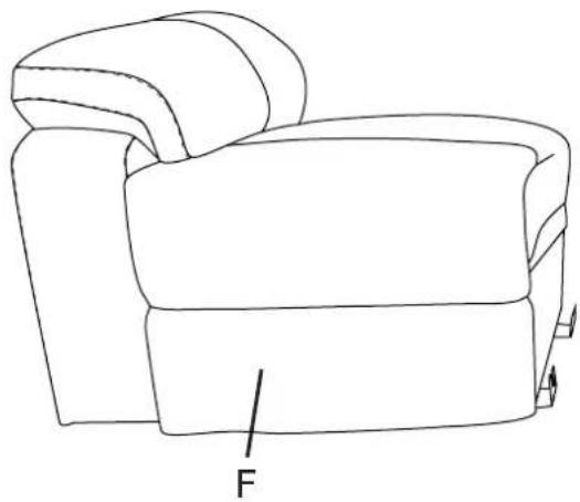 JYSK Batum (196x96x98) - Warning to avoid scratches: - 9