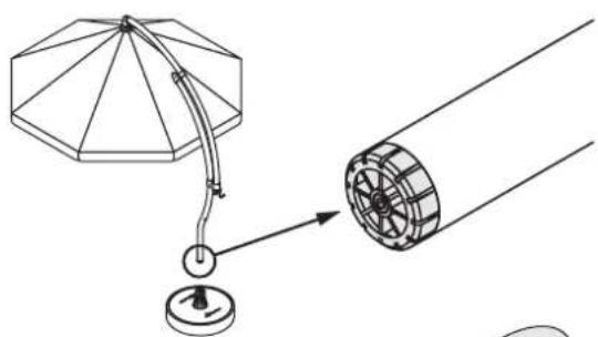 Sun Garden Easy Parasol - Gleitrohranschlag - 2