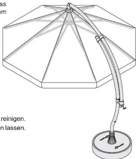 Sun Garden Easy Parasol - Hinweise - 1