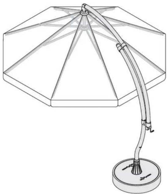 Sun Garden Easy Parasol - Note - 2