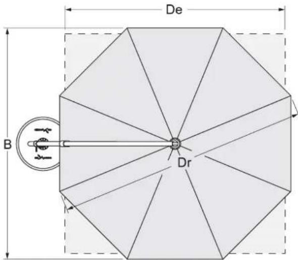 Sun Garden Easy Parasol - Specifications - 2