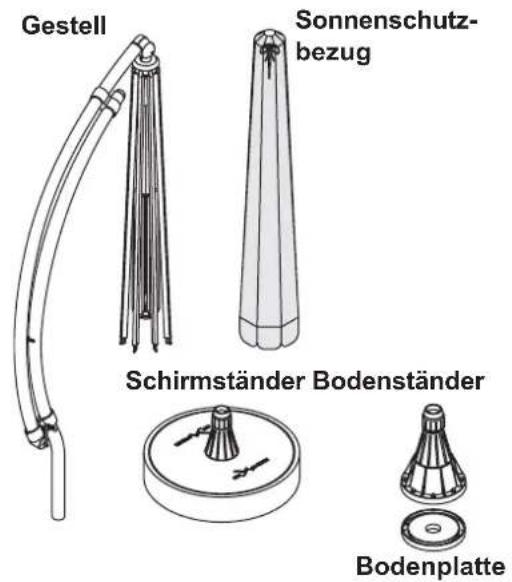 Sun Garden Easy Parasol - Entsorgung - 1
