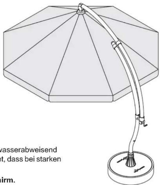 Sun Garden Easy Parasol - Sonnenschutzbezug - 1
