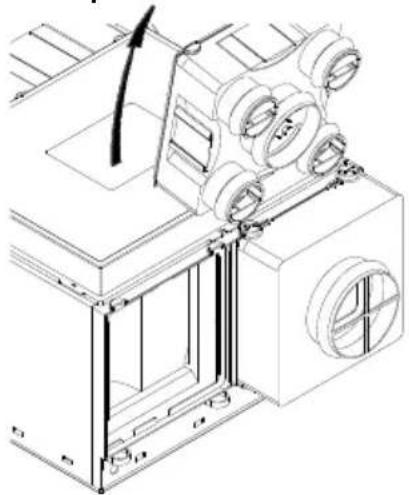 Soler & Palau VMC AKOR ST HR - Disassembly of the stale air exhaust and fresh air and fresh air output faces - 3