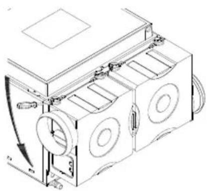 Soler & Palau VMC AKOR ST HR - Desmontaje de los grupos ventiladores - 1