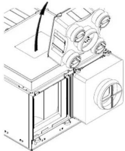 Soler & Palau VMC AKOR ST HR - Smontaggio delle facchie di estrazione dell'aria viziata, aria nuova e di insuflazione - 3