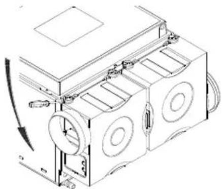 Soler & Palau VMC AKOR ST HR - Disassembly the fan units - 1