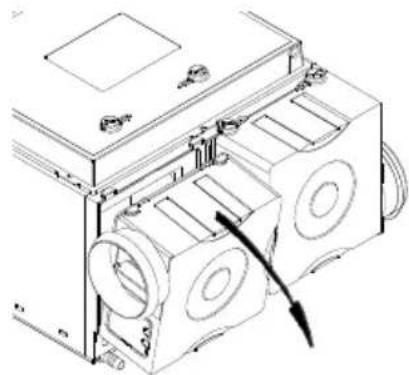 Soler & Palau VMC AKOR ST HR - Demontage des groupes ventilateurs - 2