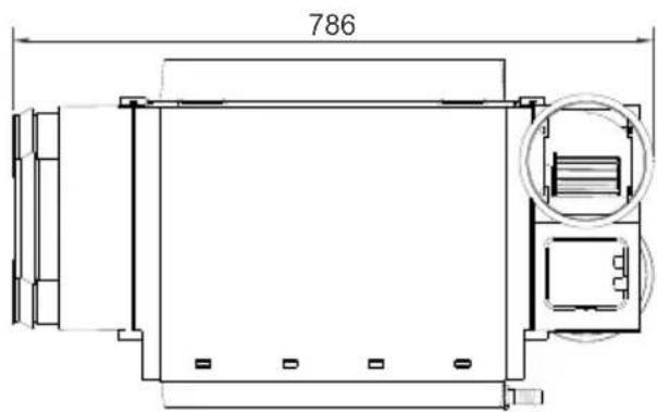 Soler & Palau VMC AKOR ST HR - Dimensions and weight - 1