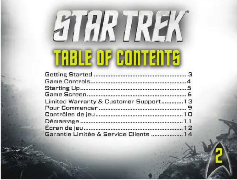 SONY Star Trek (Playstation 3) - HANDLING YOUR PS3^TM FORMAT DISC: - 1