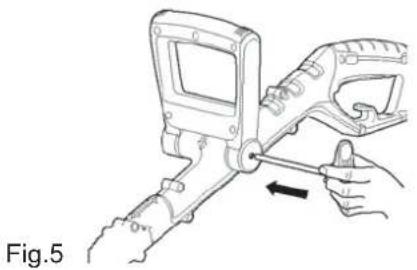 MAC ALLISTER MGT430 - Montage de la poignée auxiliaire - 1