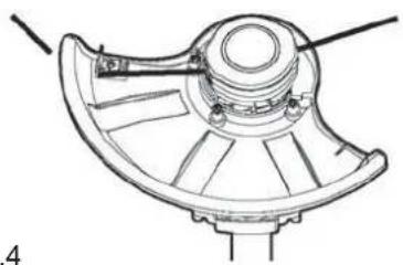 MAC ALLISTER MGT430 - Réglage manuel de la longueur du fil - 1
