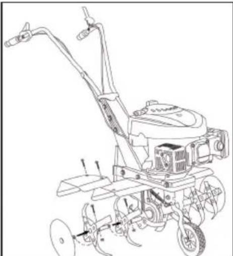 Greatland GL MB 500 EBN2 60 - III - Montage des extensions du carter de protection et utilisation des 6 raisées - 2