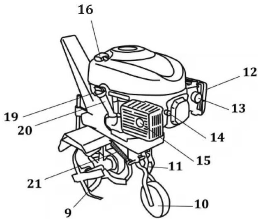 Greatland GL MB 139T 50 - NOMENCLATURE DE LA MOTOBINEUSE - 2