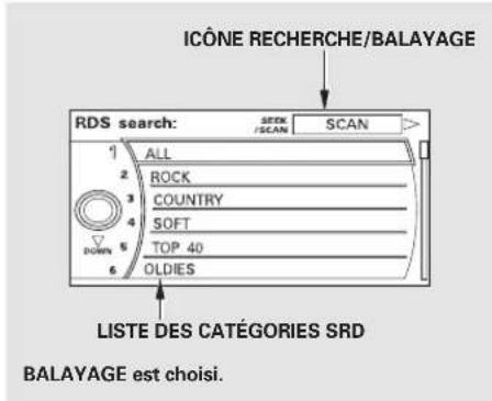 Honda Accord (2010) - Utilisation de la radio FM/AM (modèle avec système de navigation) - 1
