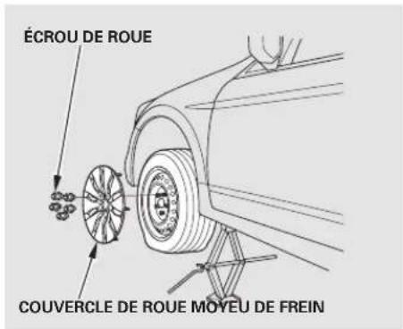 Honda Accord (2010) - Changement d'un pneu creve - 2