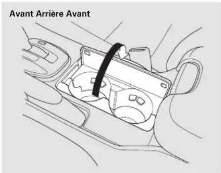 Honda Accord (2010) - Porte-gobelets Prises pour accessoires - 1