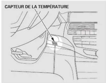 Honda Accord (2010) - Capteur de lumière solaire/capteur de température - 2