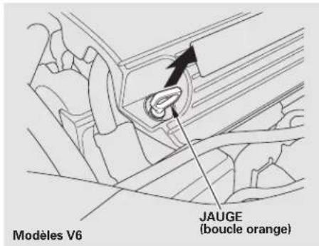 Honda Accord (2010) - Verification de l'huile - 2
