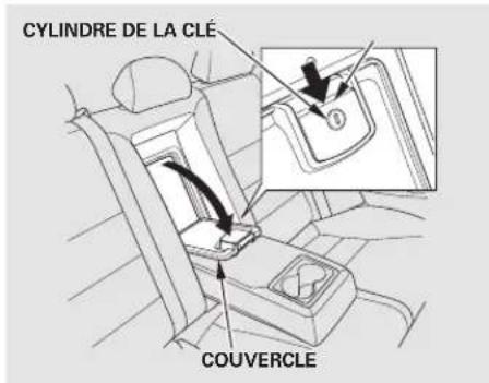 Honda Accord (2010) - Trappe d'accès au cofire - 1