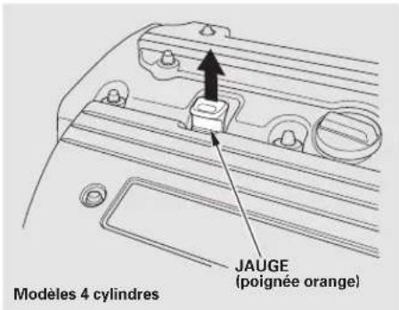 Honda Accord (2010) - Verification de l'huile - 1