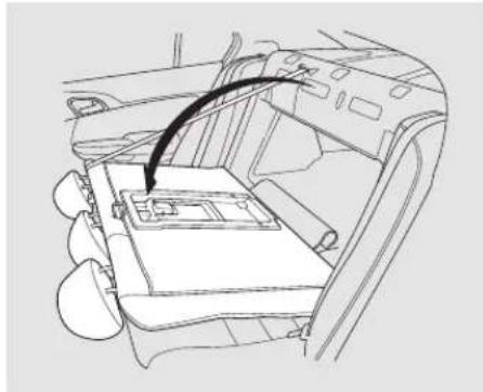 Honda Accord (2010) - Banquette arrête rabatable - 3