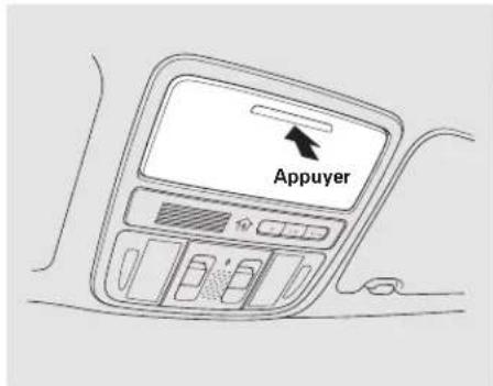 Honda Accord (2010) - Porte-lunettes de soleilBoite à gants - 1