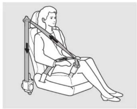 Honda Accord (2010) - Ceinture sous-abdominale/baudrier - 1