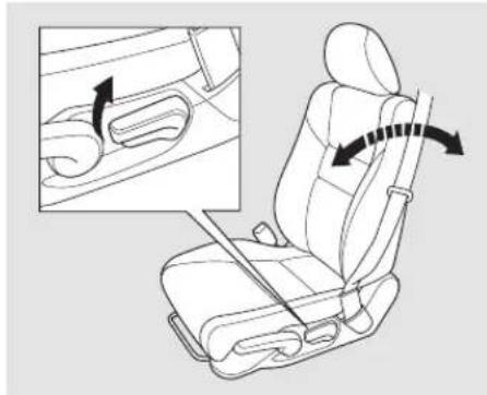 Honda Accord (2010) - Réglages manuels des sièges avant - 2
