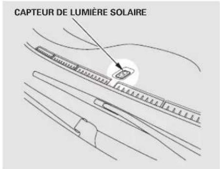 Honda Accord (2010) - Capteur de lumière solaire/capteur de température - 1
