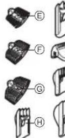 PANASONIC ERCA70 - Identificacao das peças - 2