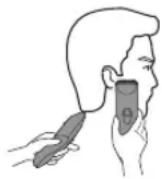 PANASONIC ERCA70 - Corte el能找到 el cortapelo directamente sobre el cuero cabelludo. - 1